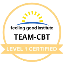 Feeling Good Institute TEAM-CBT Level 1 Certified badge