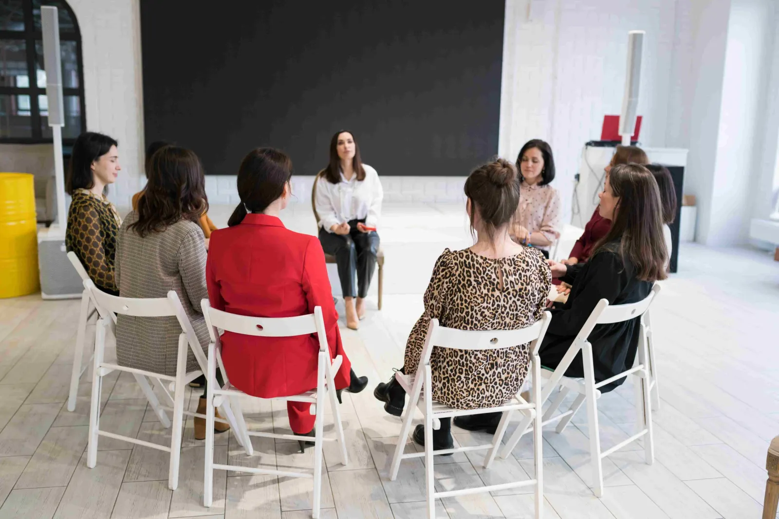 Group therapy session