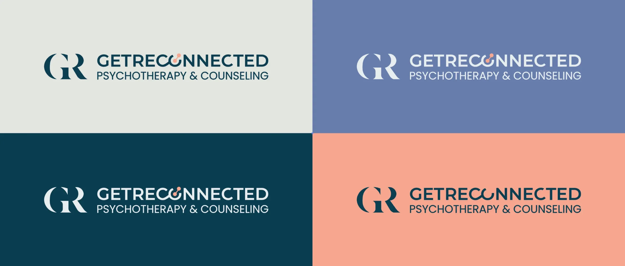 Approved Get Reconnected horizontal logo colour variants