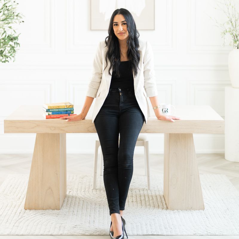 Janki Shah standing at Get Reconnected